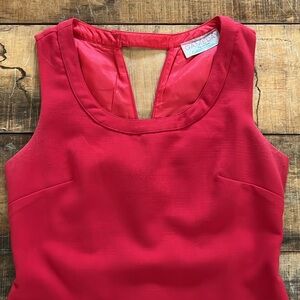 Red Sleeveless Dress